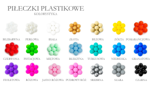 PIŁECZKI / PIŁKI 50 SZT.