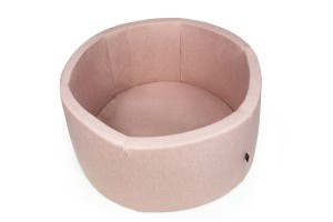 SUCHY BASEN KOŁO 90X40 kol. pudrowy róż (BEZ PIŁEK) 
